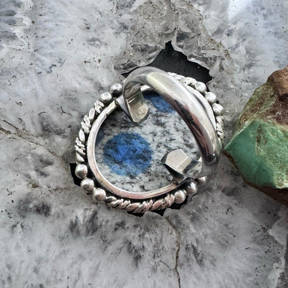 Sterling Silver Southwestern Style Teardrop K2 Jasper Ring Size 9 For Women - Picture 7 of 10